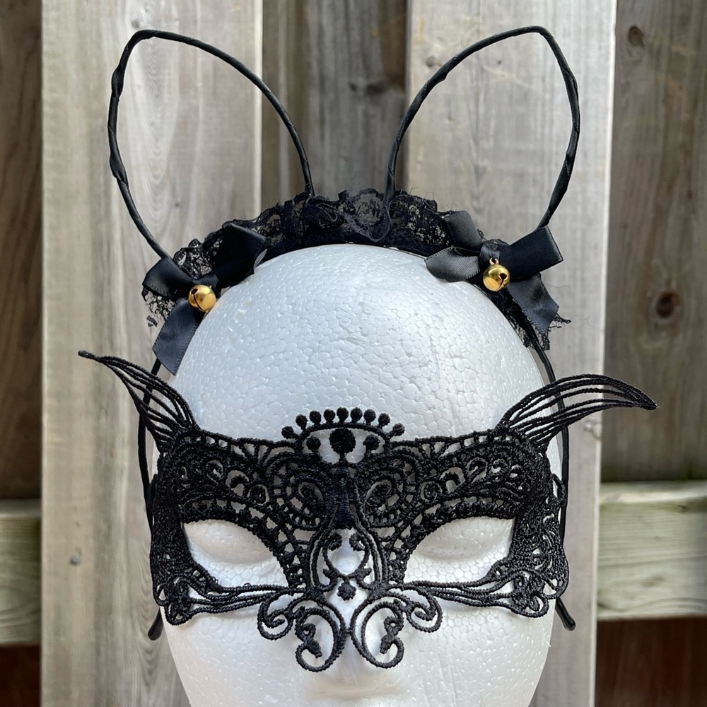 SET Lace Mask with Lace Ears